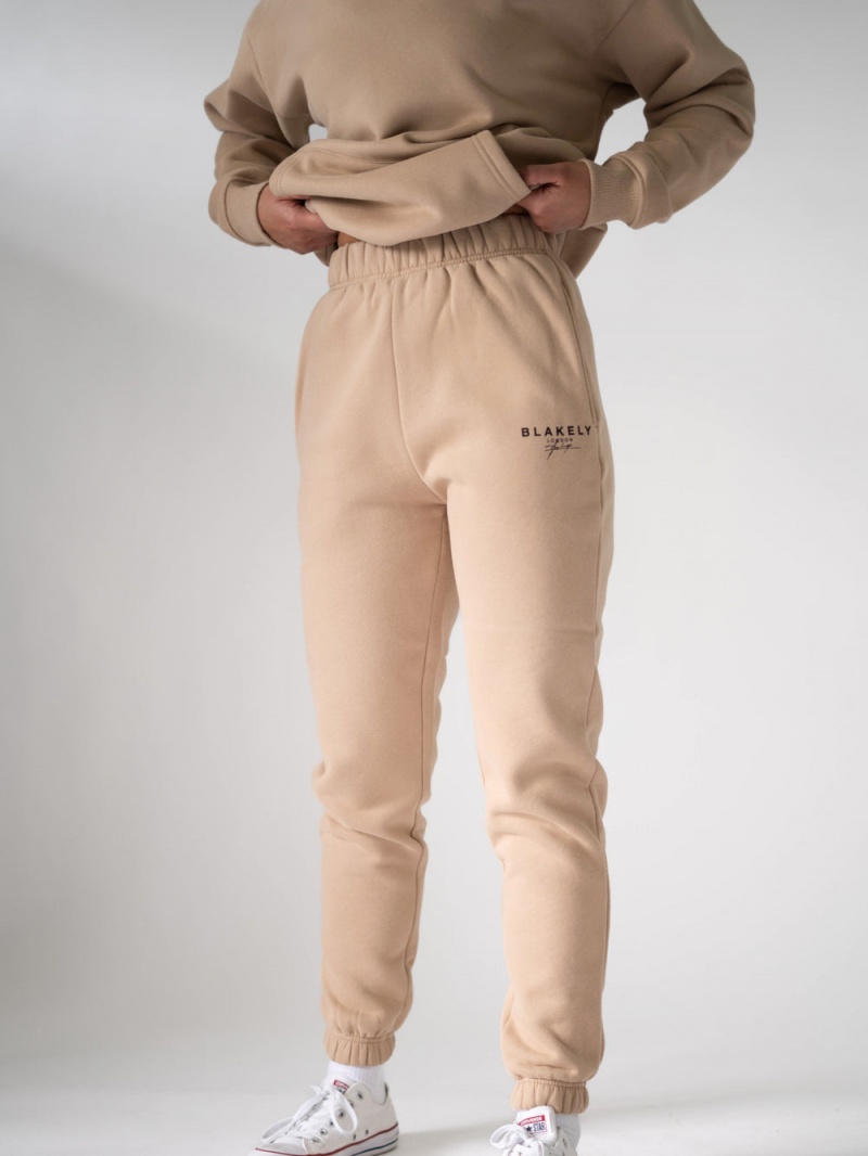 Blakely LDN Womens Sweatpants Tan | 690-BKHFCZ