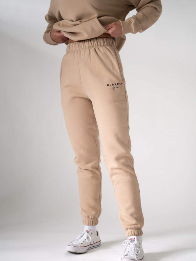 Blakely LDN Womens Sweatpants Tan | 690-BKHFCZ