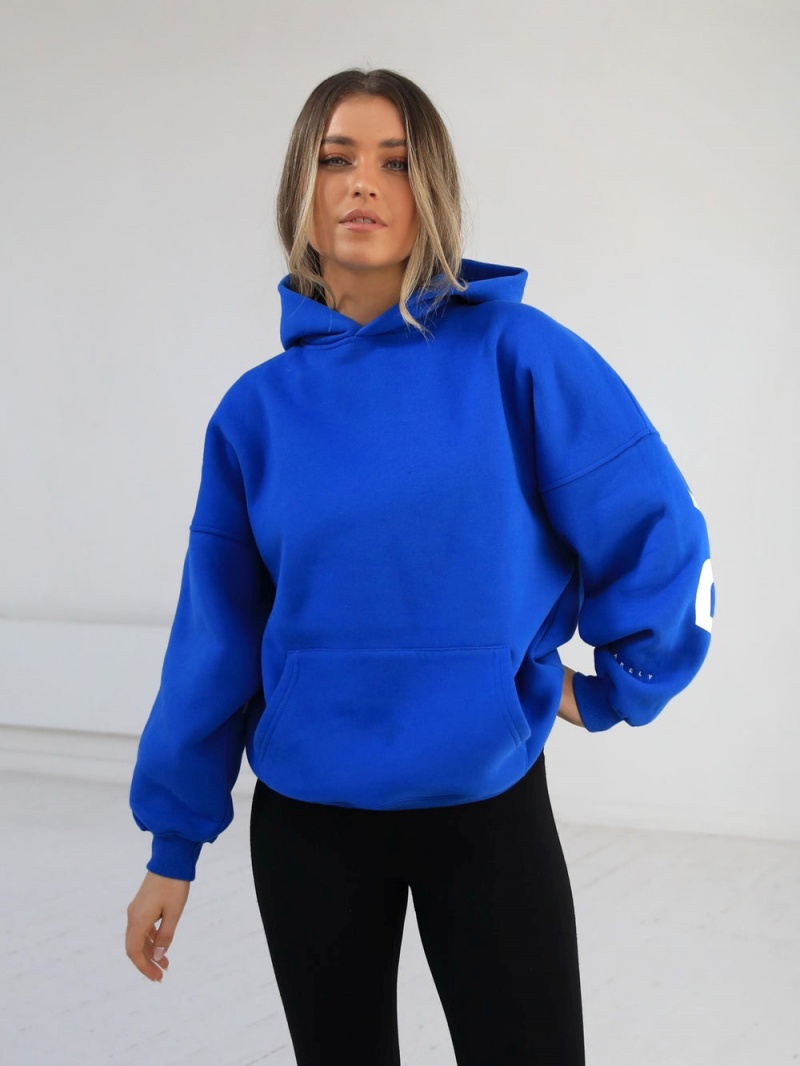 Blakely Members Isabel Oversized Hoodie Cobalt Blue | 895-SXMATN