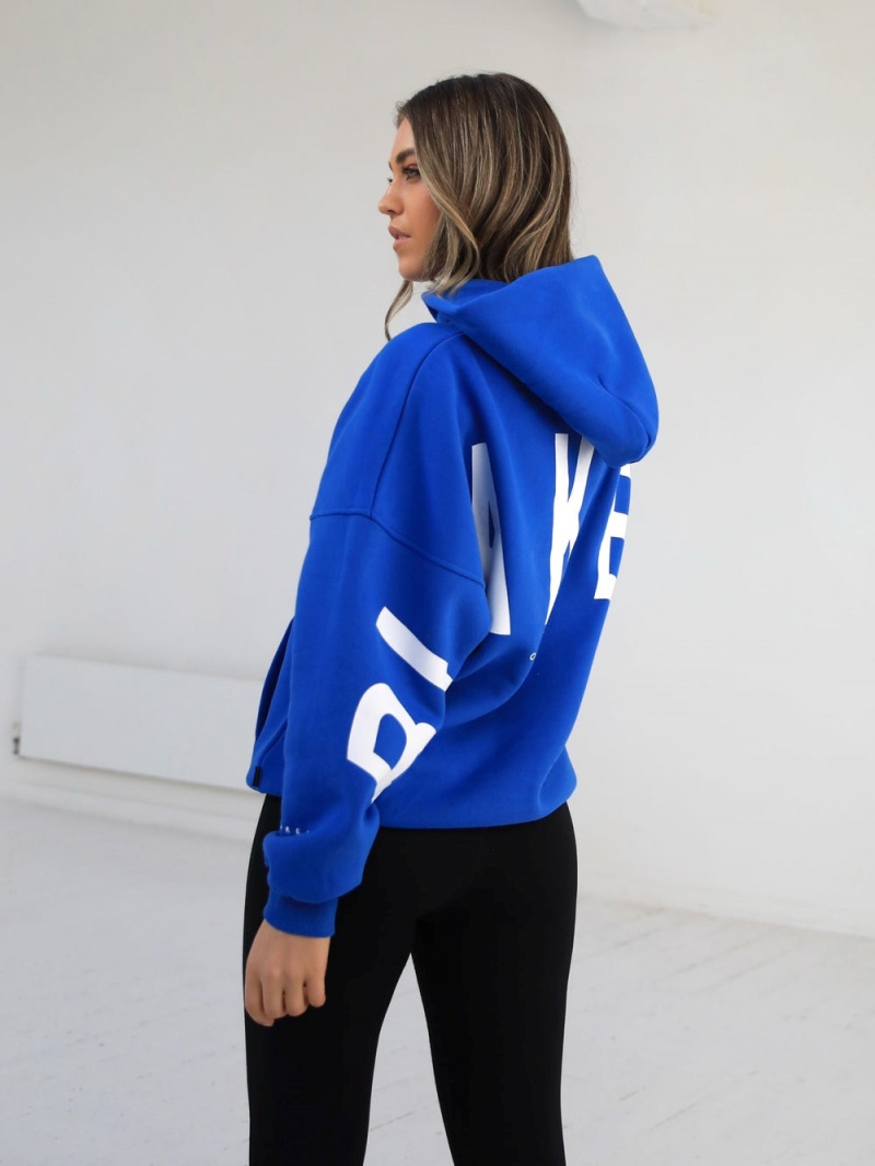 Blakely Members Isabel Oversized Hoodie Cobalt Blue | 895-SXMATN