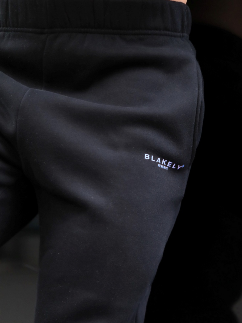 Blakely Members Sweatpants Black & Blue | 193-KPSHUM