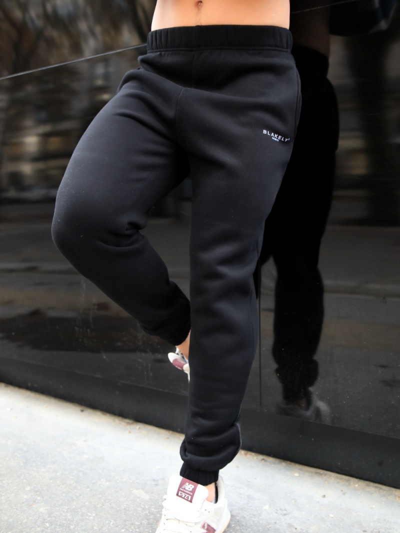 Blakely Members Sweatpants Black & Blue | 193-KPSHUM