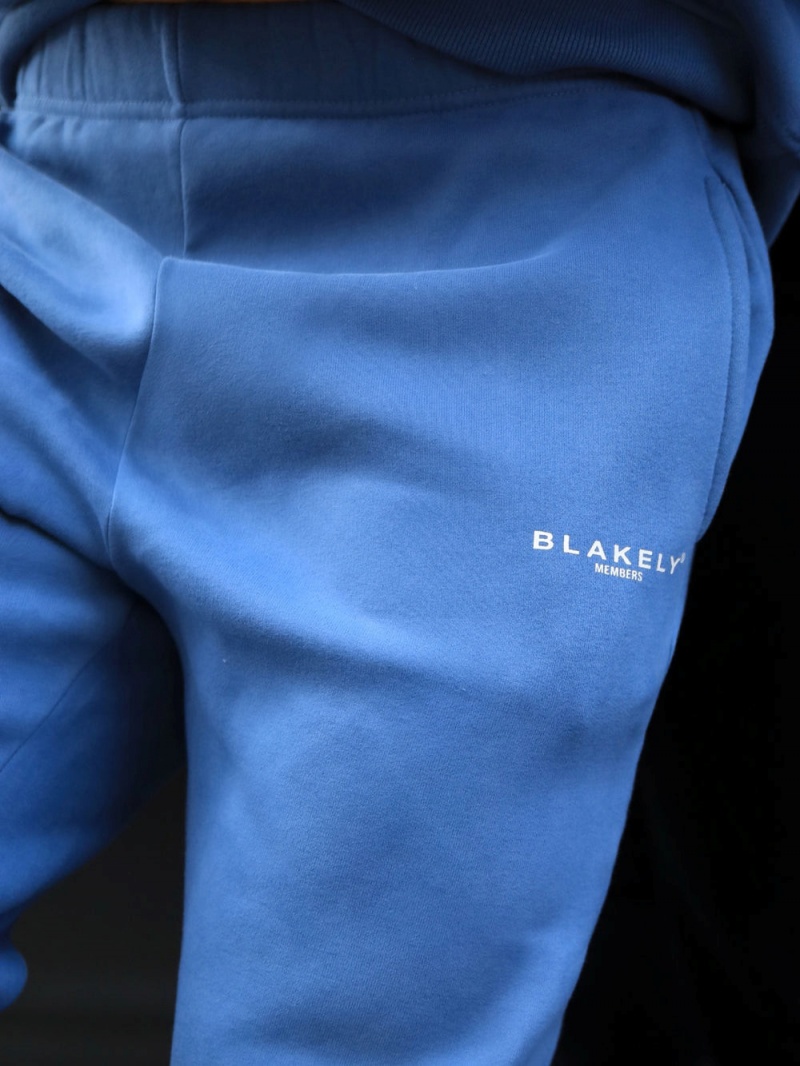 Blakely Members Sweatpants Mid Blue | 406-MXUGQZ