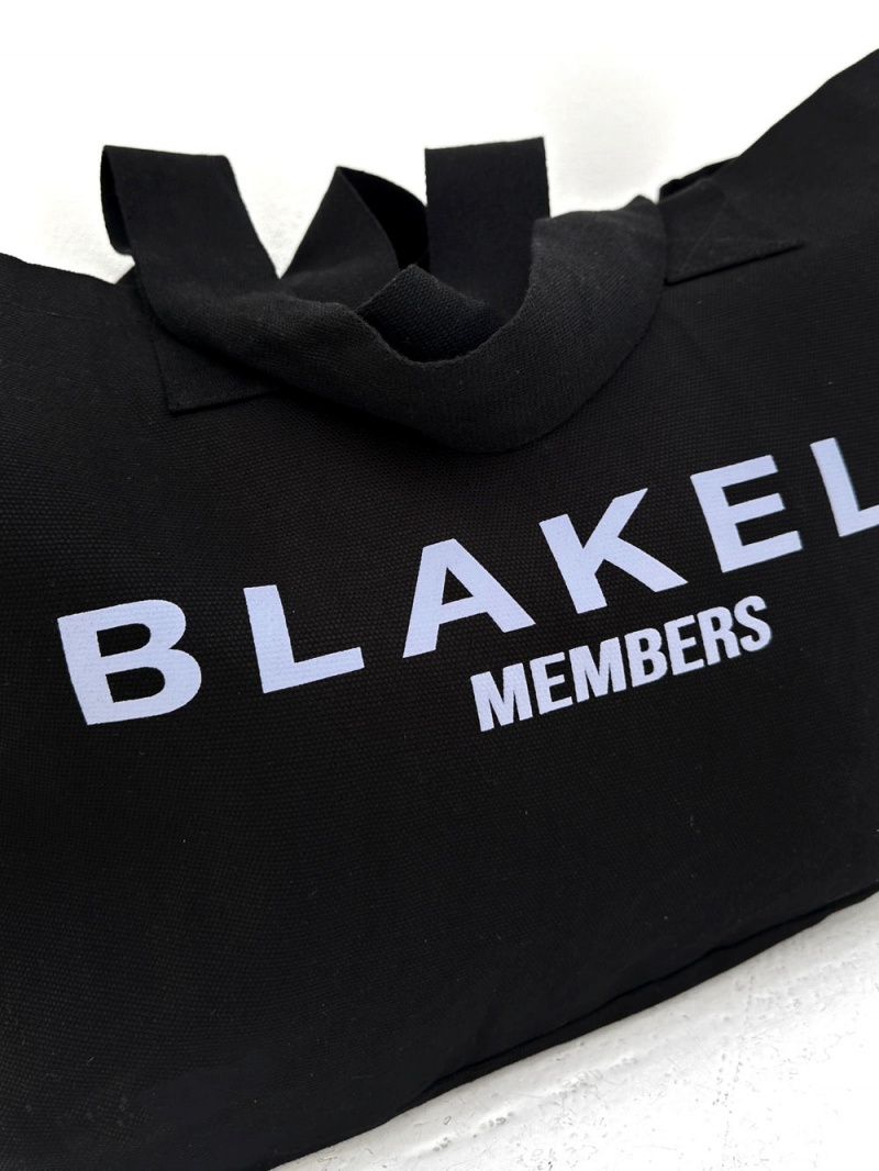 Blakely Members Tote Bag Black & Blue | 052-QKLBNV