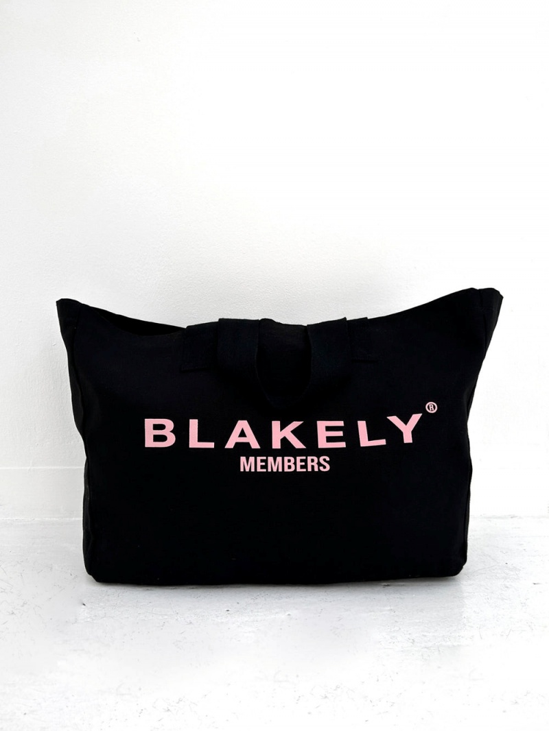 Blakely Members Tote Bag Black & Pink | 150-NHCRTA