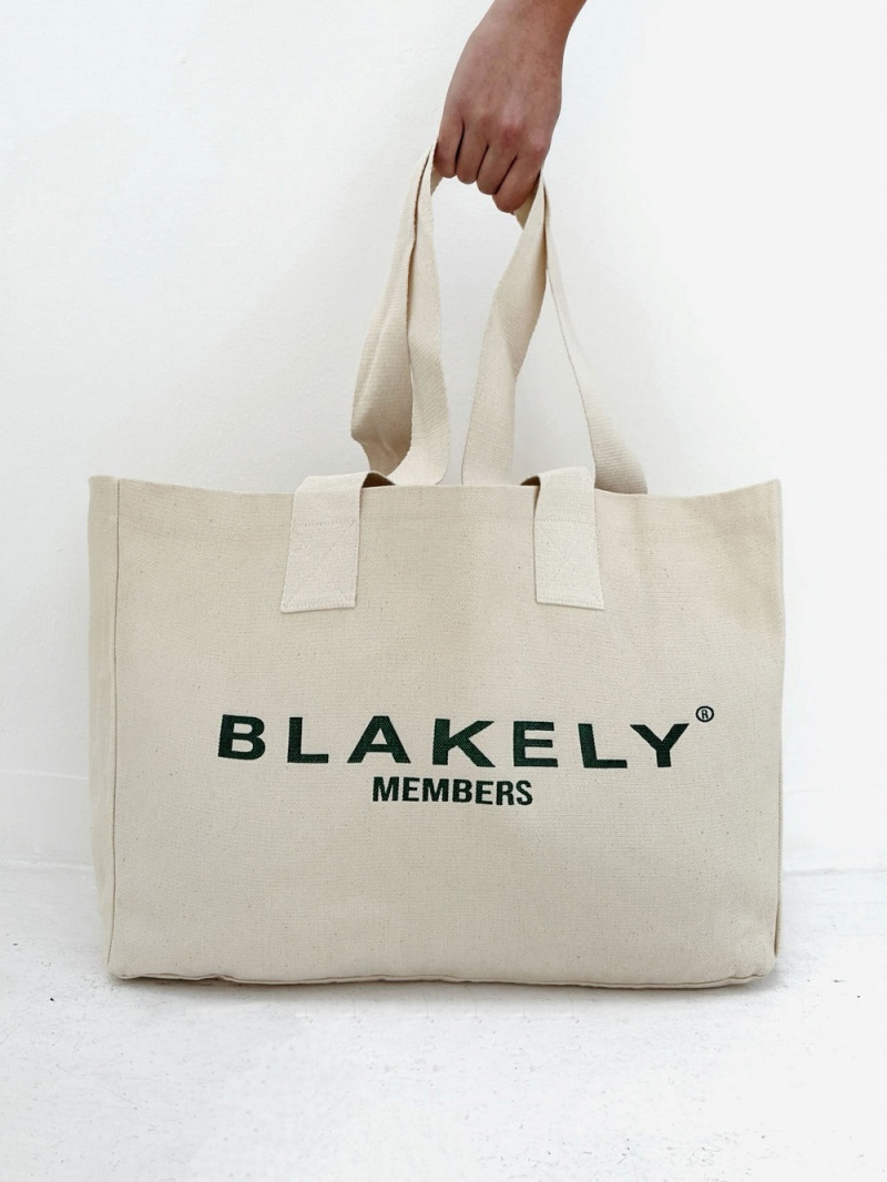 Blakely Members Tote Bag Natural | 986-QLFZWJ