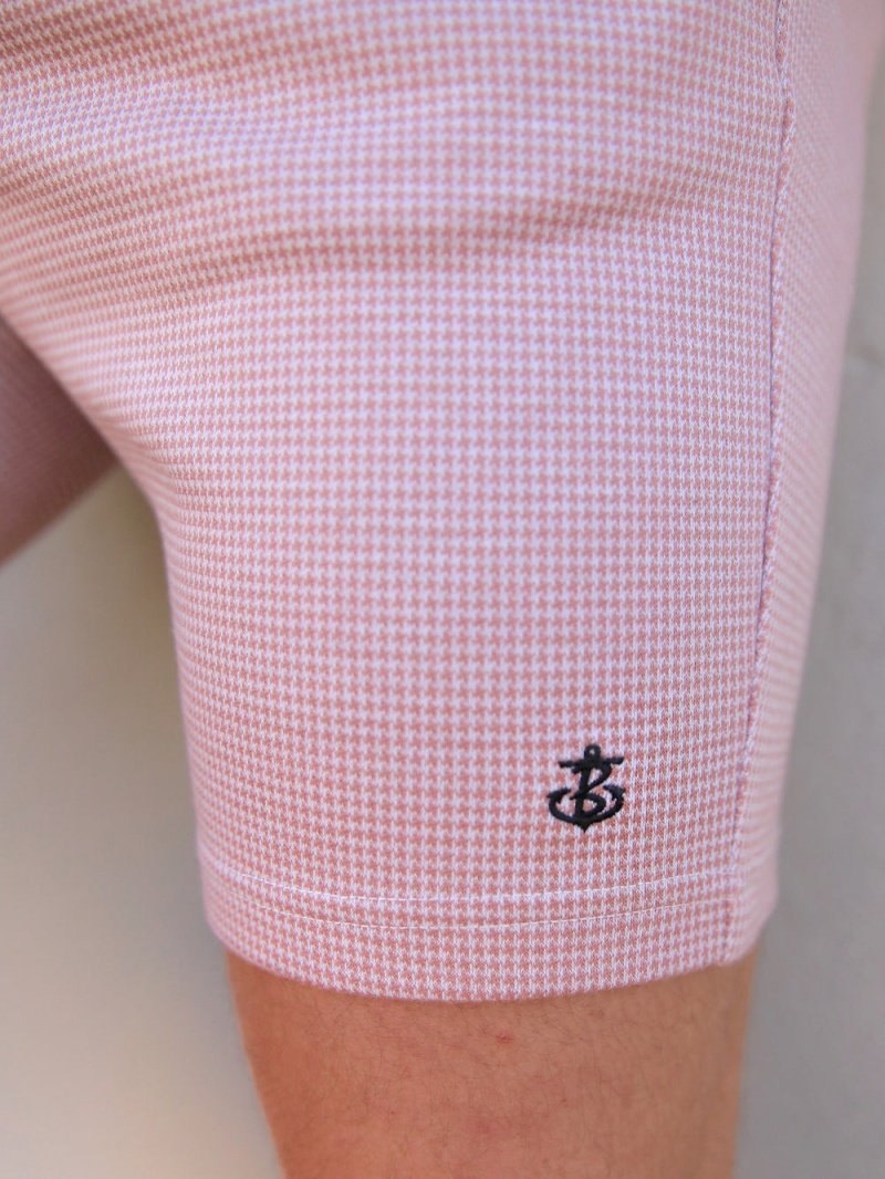 Blakely Midar Check Shorts Pink | 930-EUSBDZ