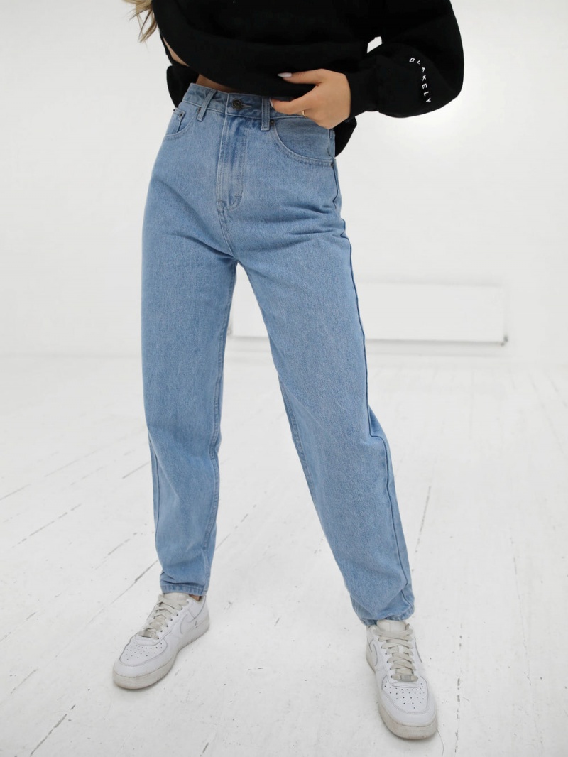 Blakely Mom Jeans Blue | 708-VADCTN