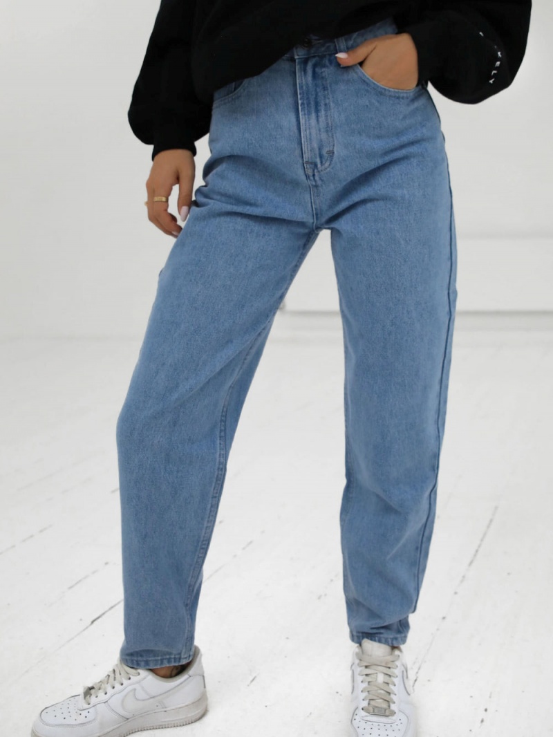 Blakely Mom Jeans Blue | 708-VADCTN