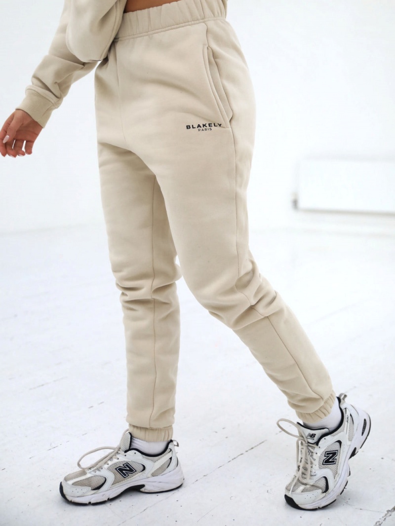 Blakely Noir II Women's Sweatpants Soft Beige | 176-AEITLG