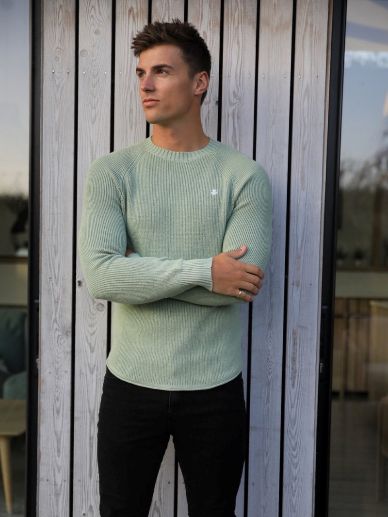 Blakely Olton Knit Jumper Sage Green | 490-CJKIVY