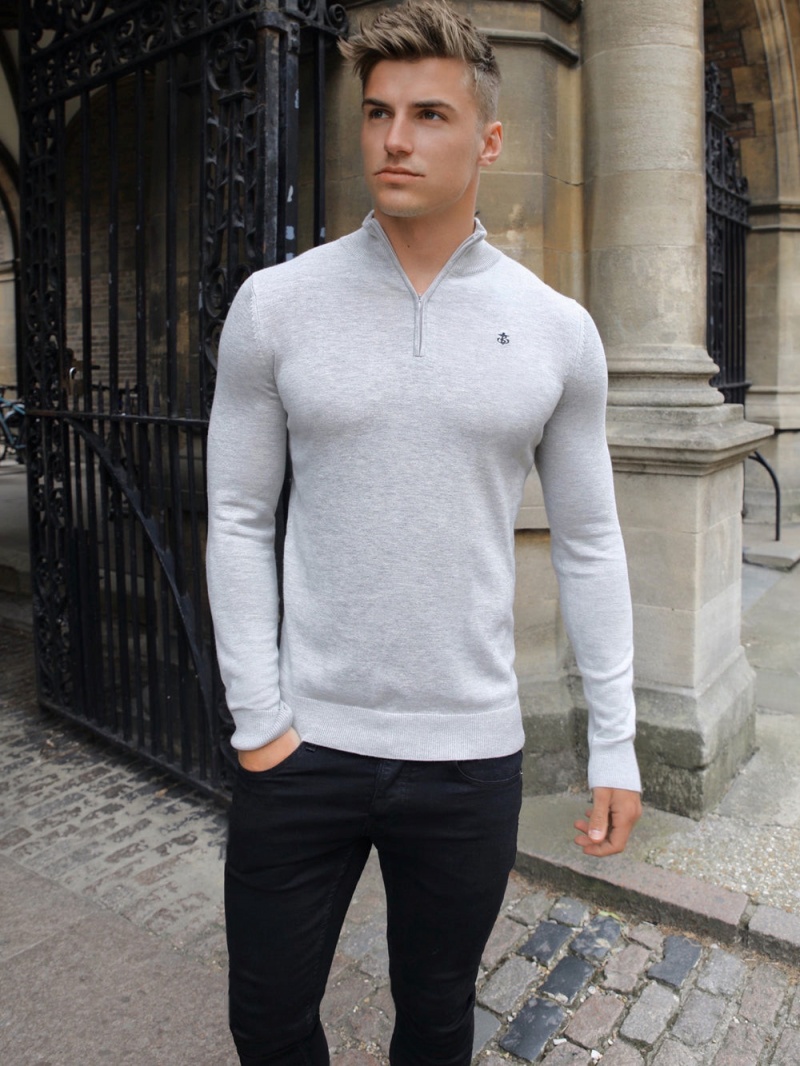 Blakely Oxbridge Jumper Grey | 058-PSANDO