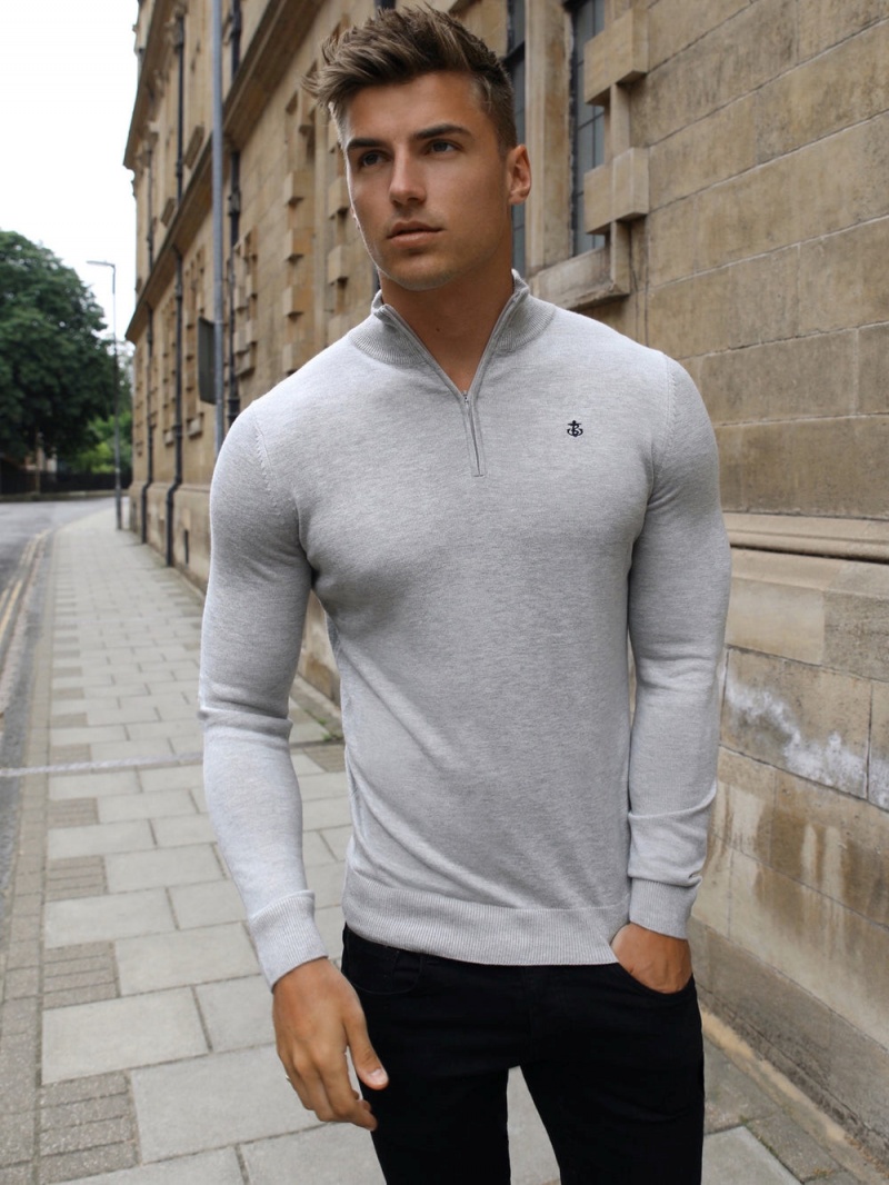 Blakely Oxbridge Jumper Grey | 058-PSANDO