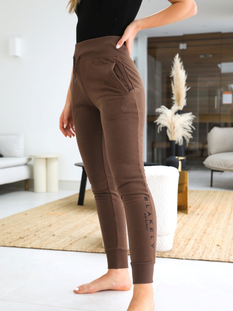 Blakely Robyn Sweatpants Brown | 734-HCKOYQ