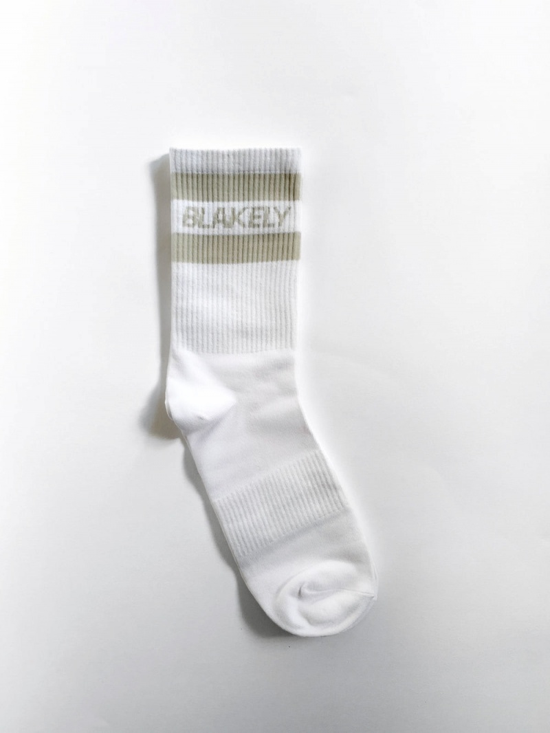 Blakely Signature Socks 3 Pack Stone | 246-DXANPB