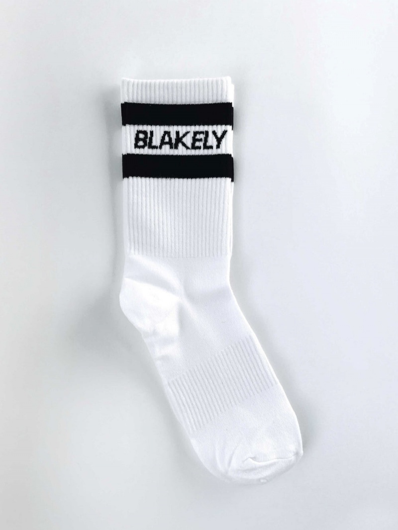 Blakely Signature Socks 3 Pack White | 682-OEXVGZ