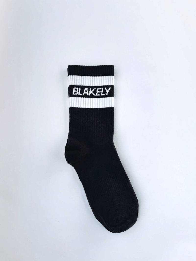 Blakely Signature Socks Black | 095-WEJTFH