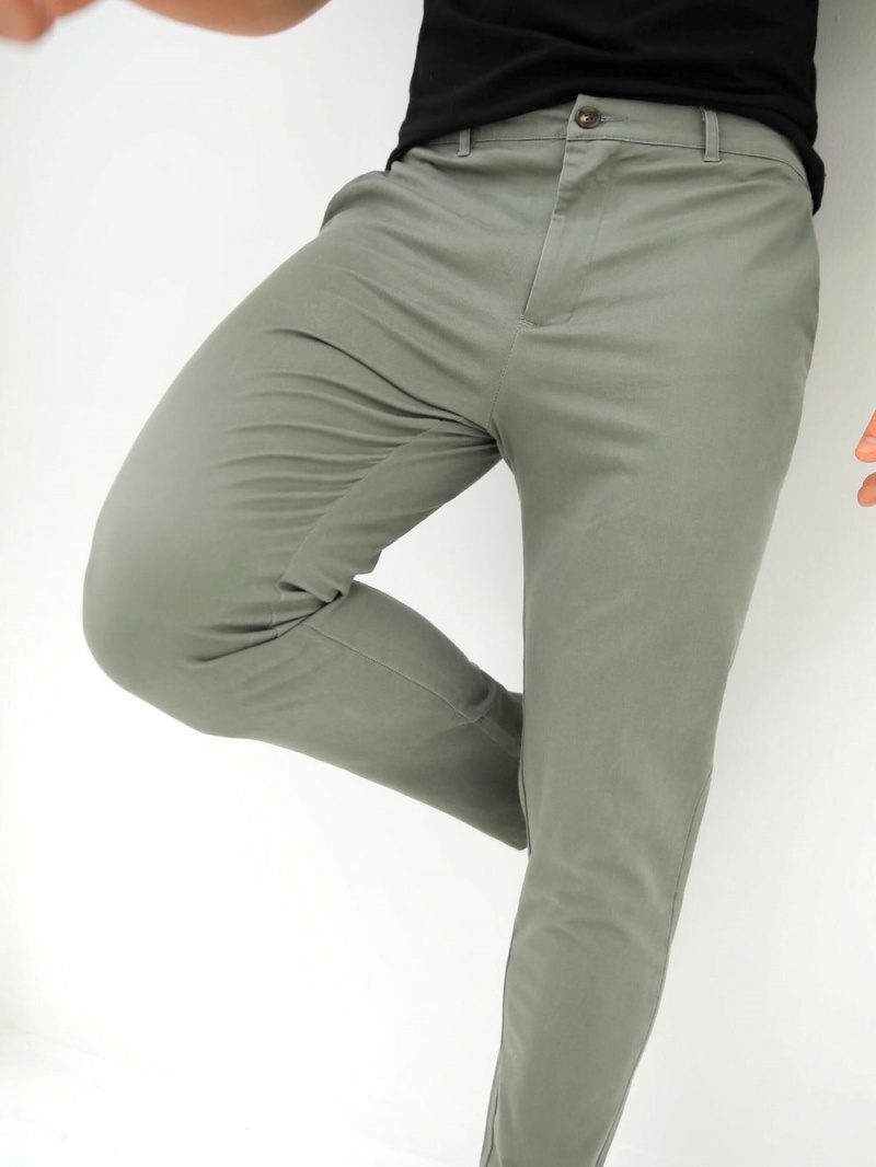 Blakely Sloane Stretch Fit Chinos Light Green | 276-GLISDT