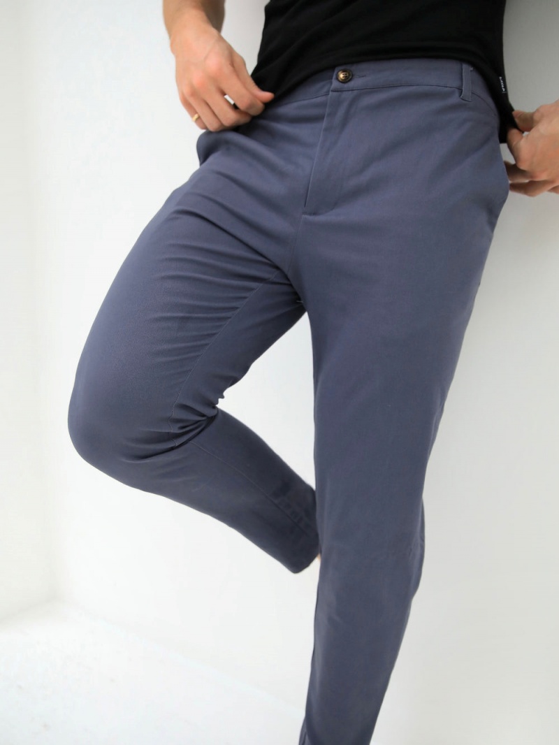 Blakely Sloane Stretch Fit Chinos Light Blue | 056-FDESQK