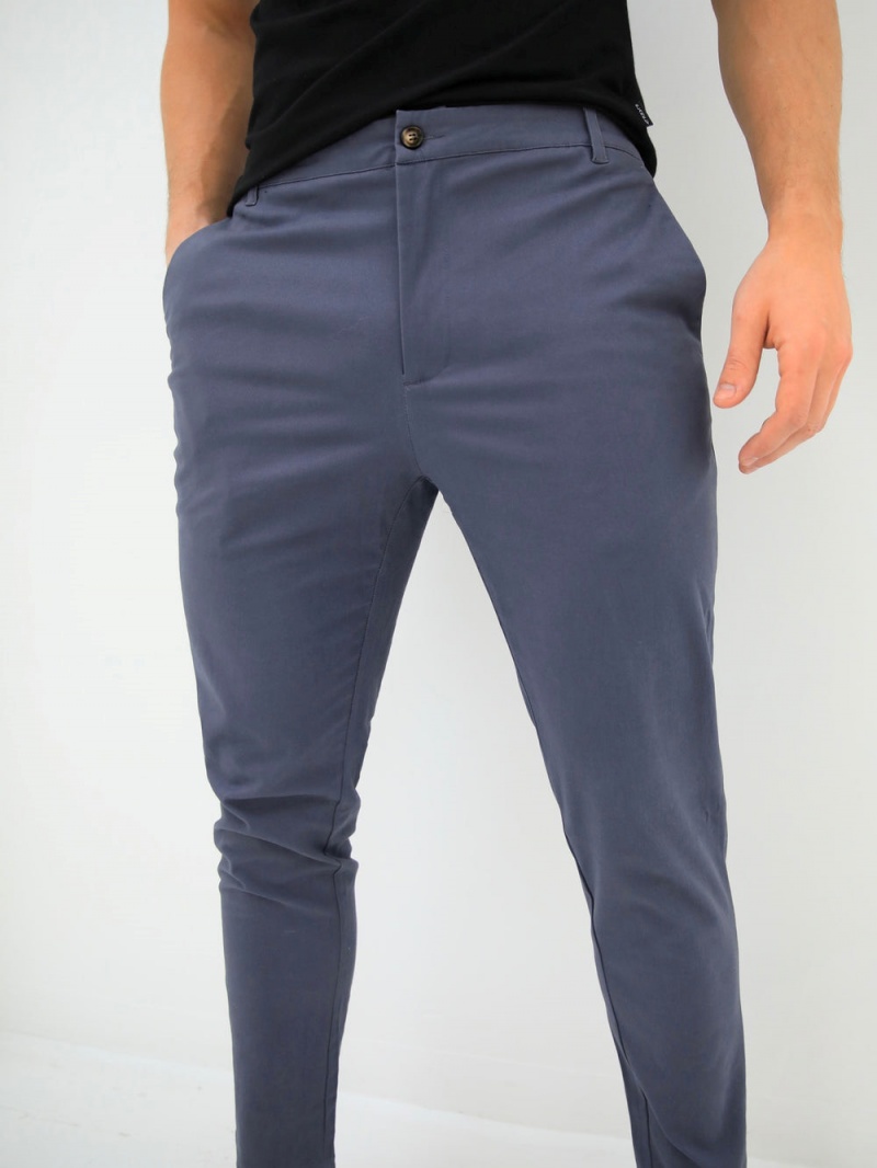 Blakely Sloane Stretch Fit Chinos Light Blue | 056-FDESQK