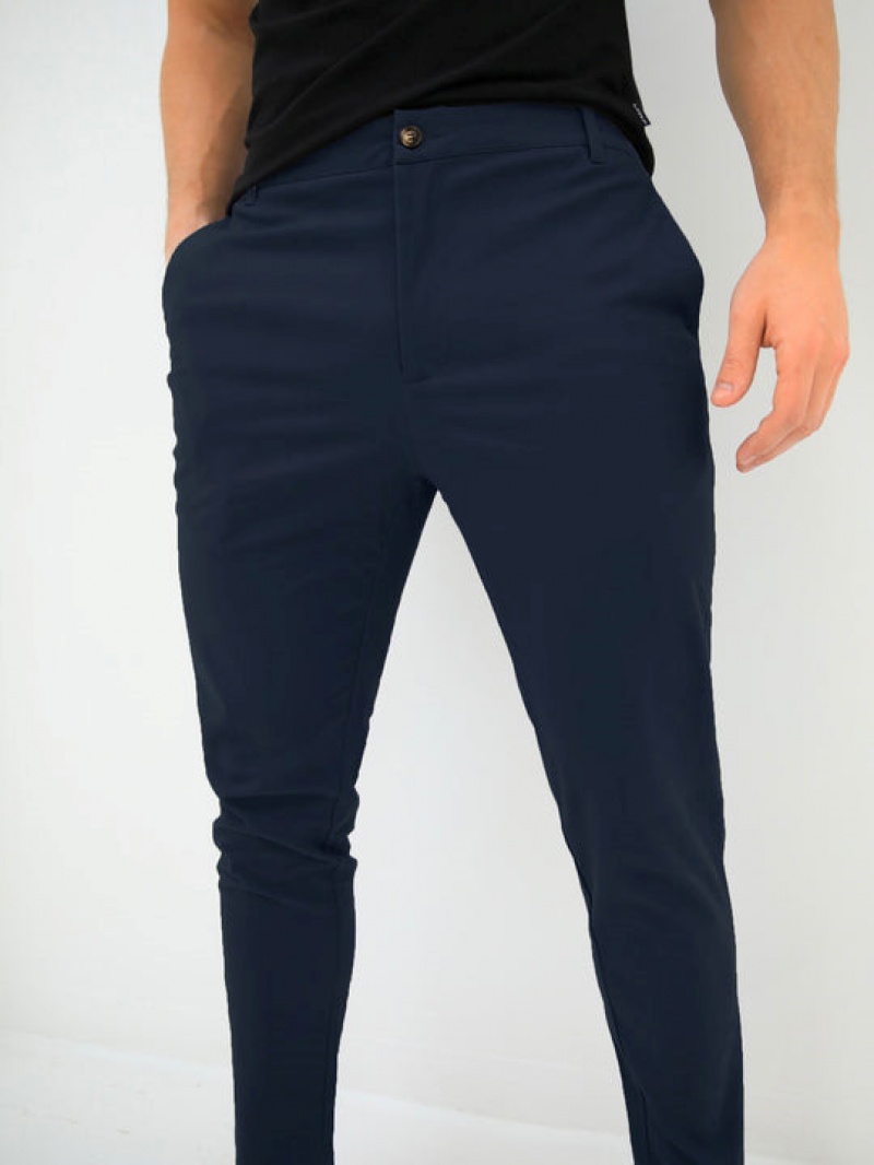 Blakely Sloane Stretch Fit Chinos Navy | 540-YXZNKL