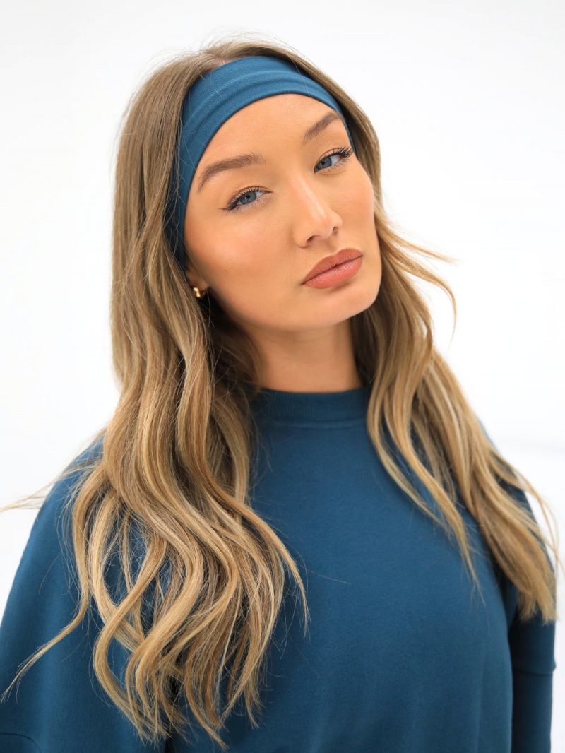 Blakely Soft Headband Dark Teal | 987-ALTGYC