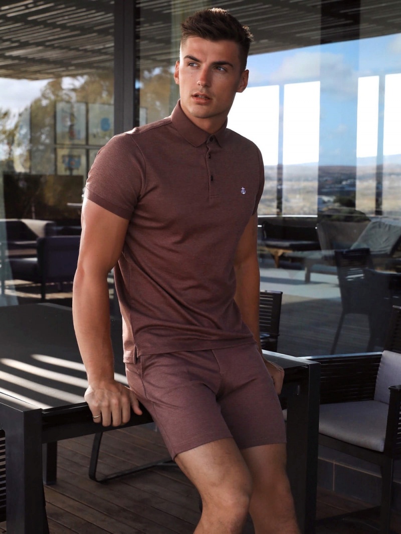 Blakely Sorrento Polo Burgundy | 347-TDJGEU