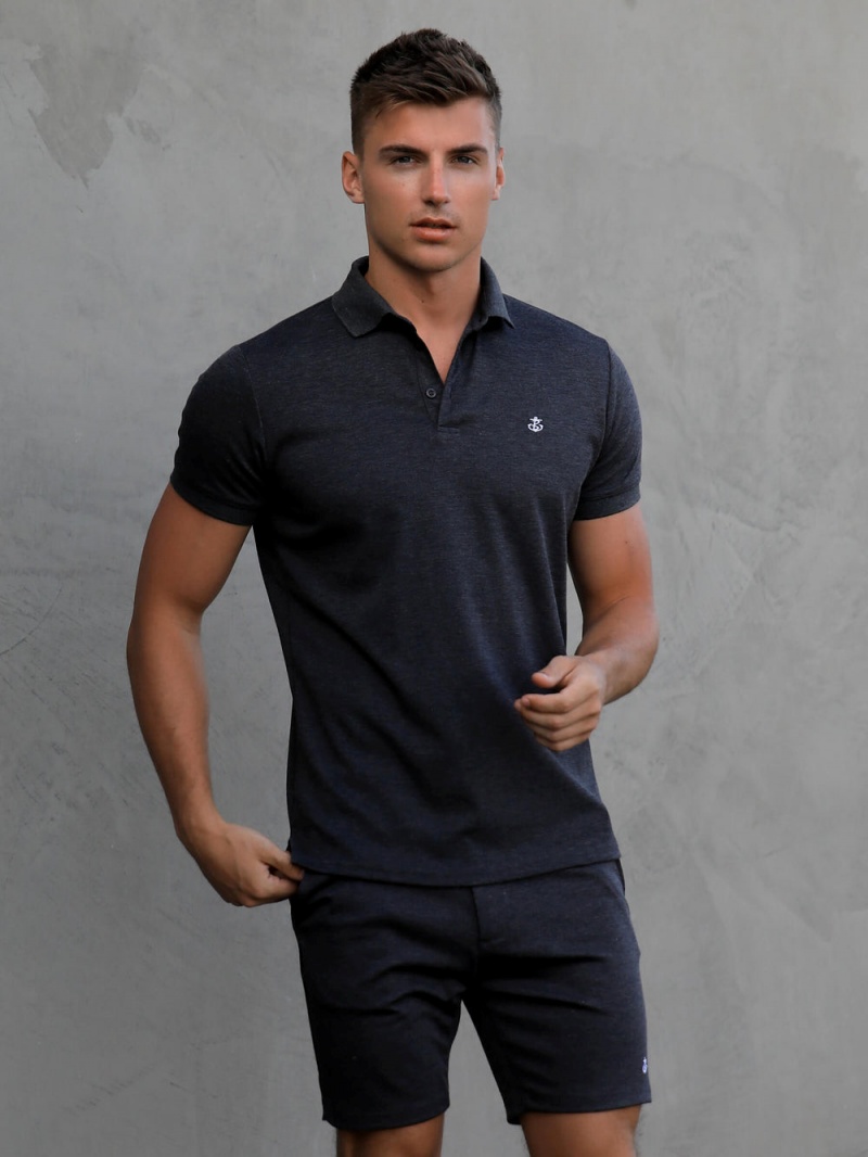 Blakely Sorrento Polo Charcoal | 238-RCFSOZ