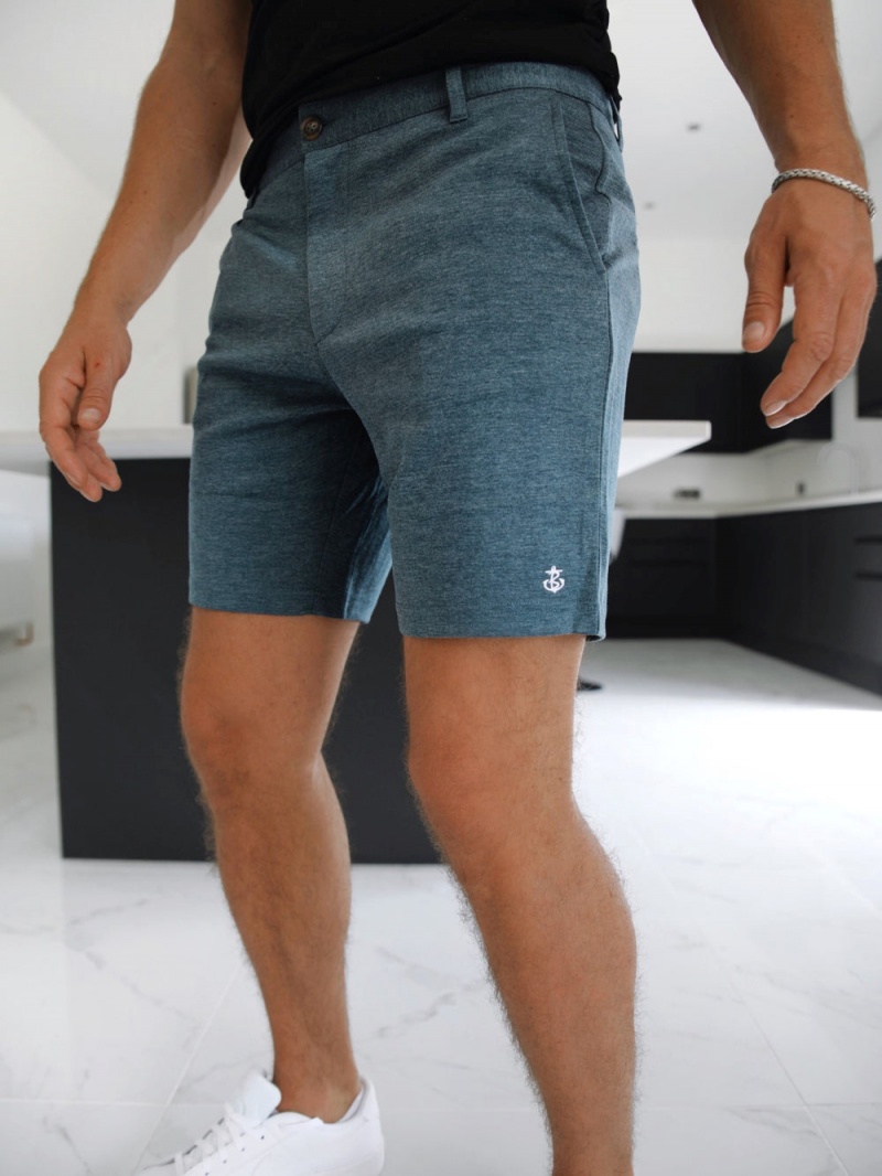 Blakely Sorrento Stretch Fit Shorts Blue | 435-KFZWGV