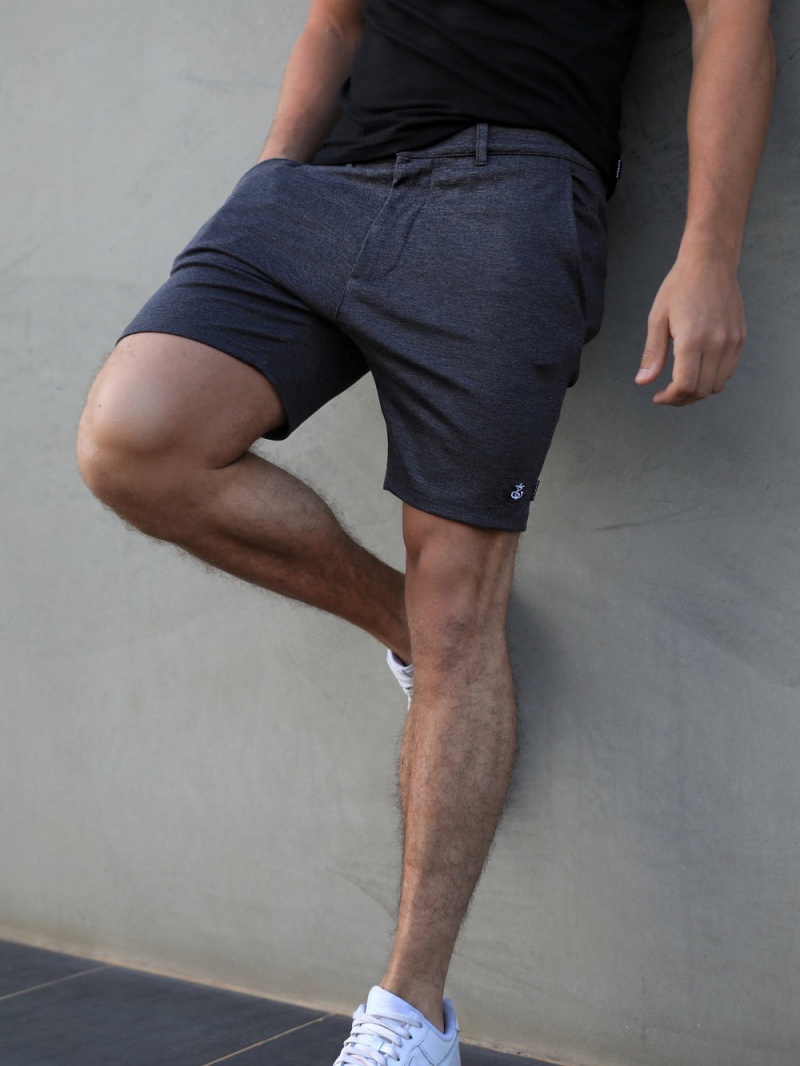 Blakely Sorrento Stretch Fit Shorts Charcoal | 792-GXSRKY