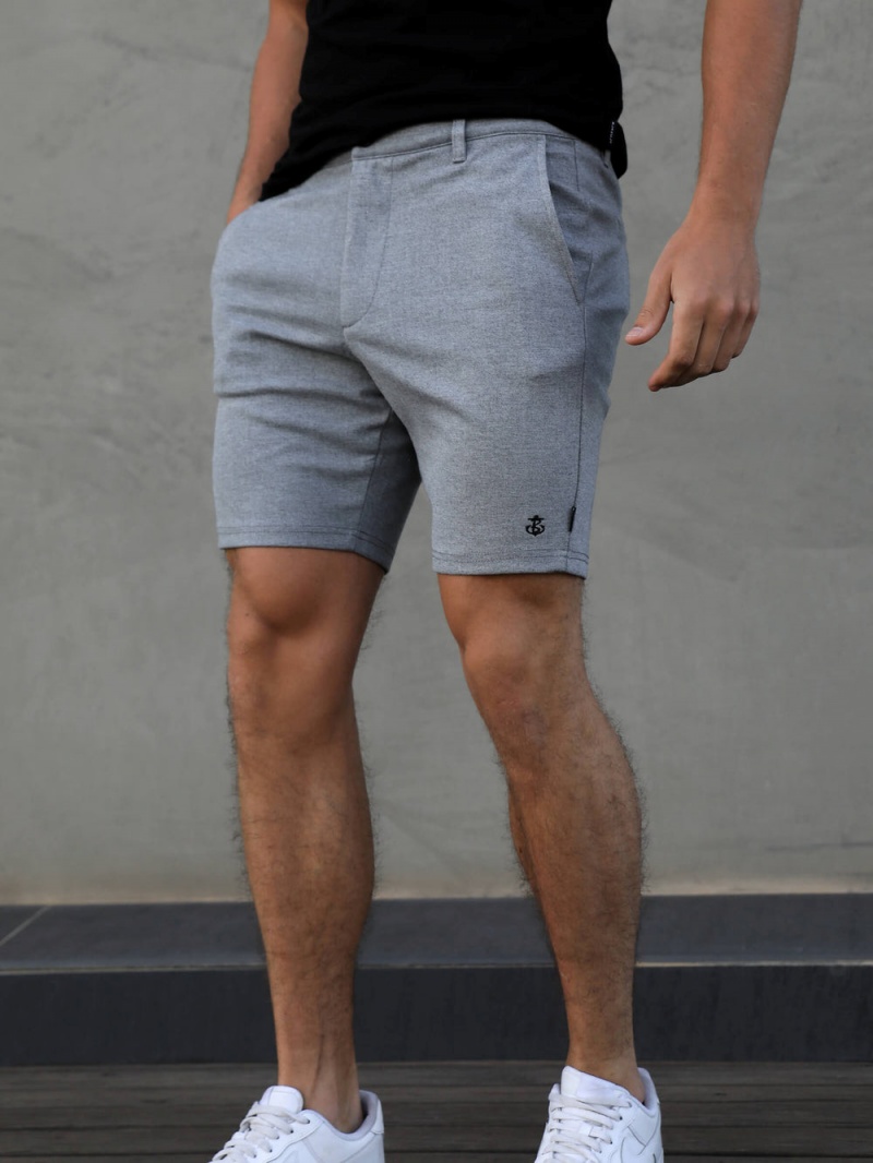 Blakely Sorrento Stretch Fit Shorts Grey | 912-TROYUN