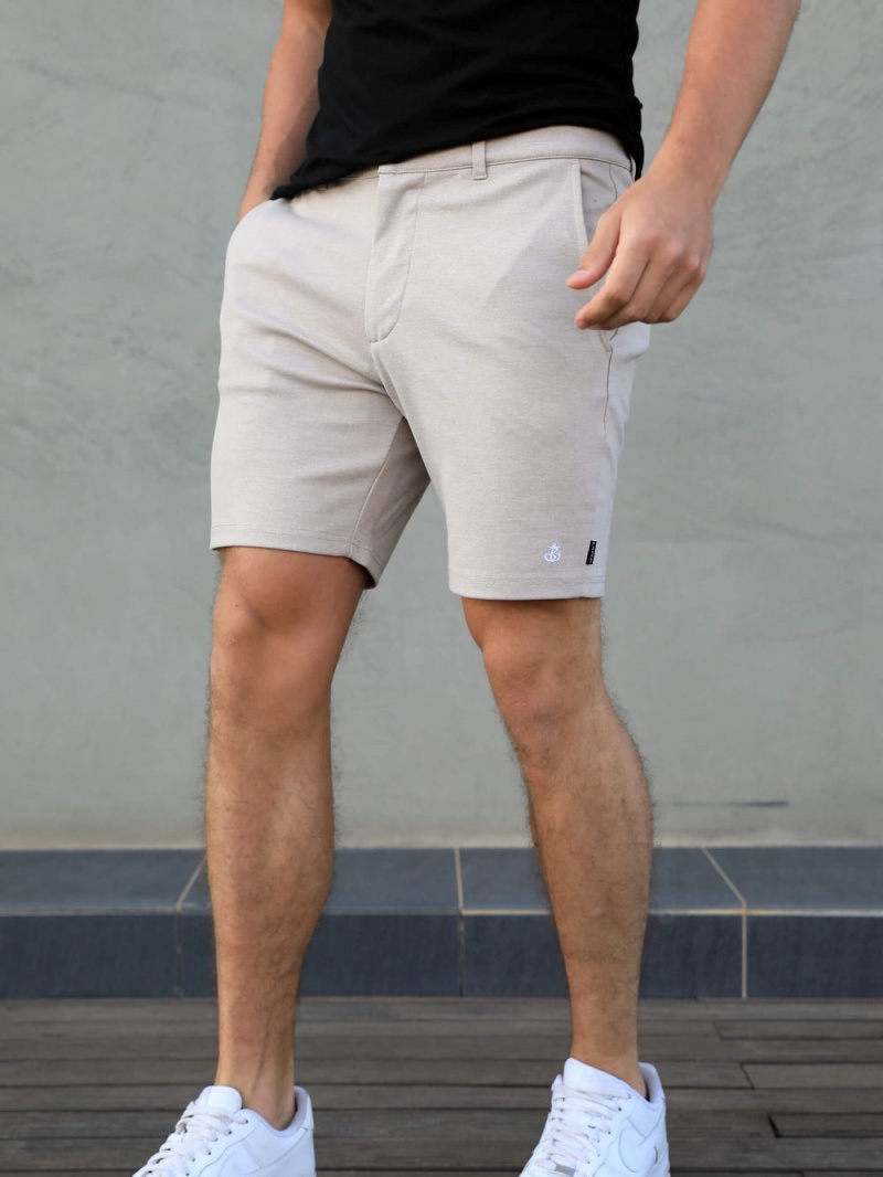 Blakely Sorrento Stretch Fit Shorts Tan | 563-BUTCAI