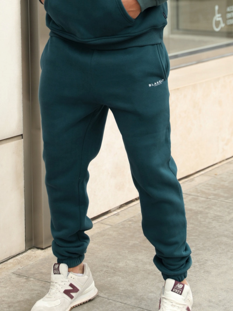 Blakely Sports Club Sweatpants Teal Green | 068-AWZFHR