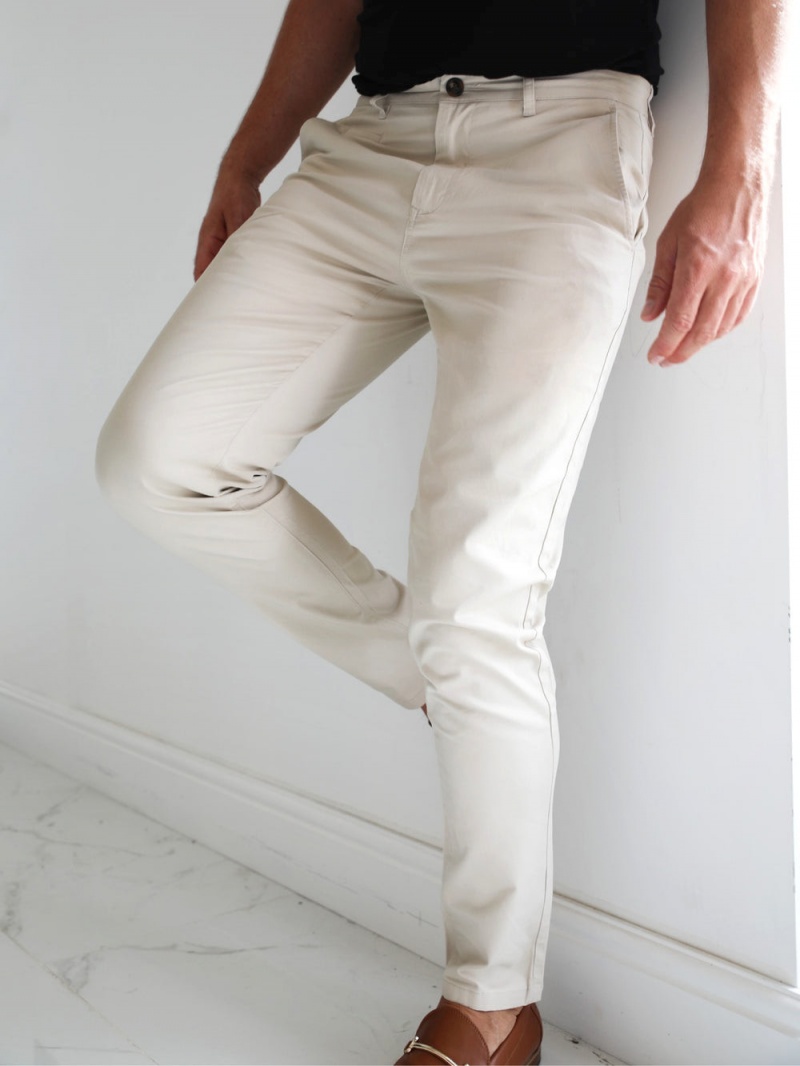 Blakely Stretch Chino Tan | 032-VWXIQT