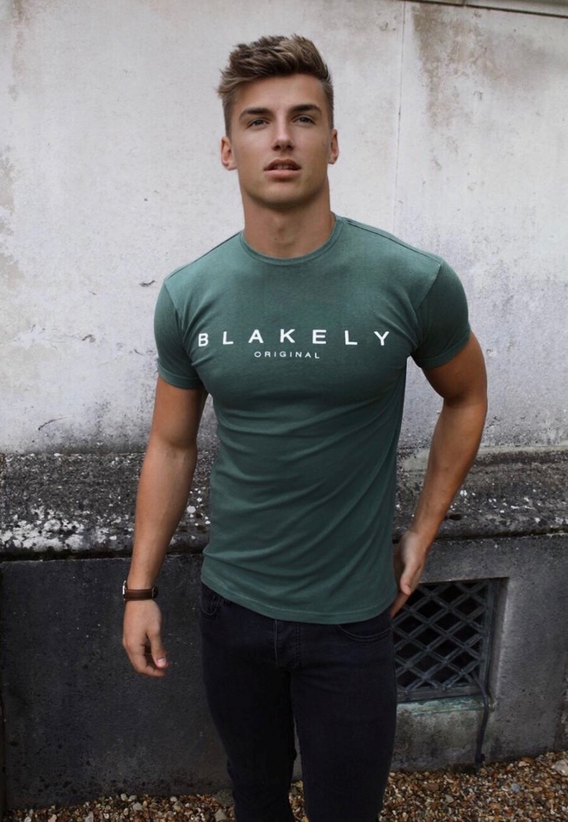 Blakely Tahiti T-Shirt Green | 317-XBKRAH