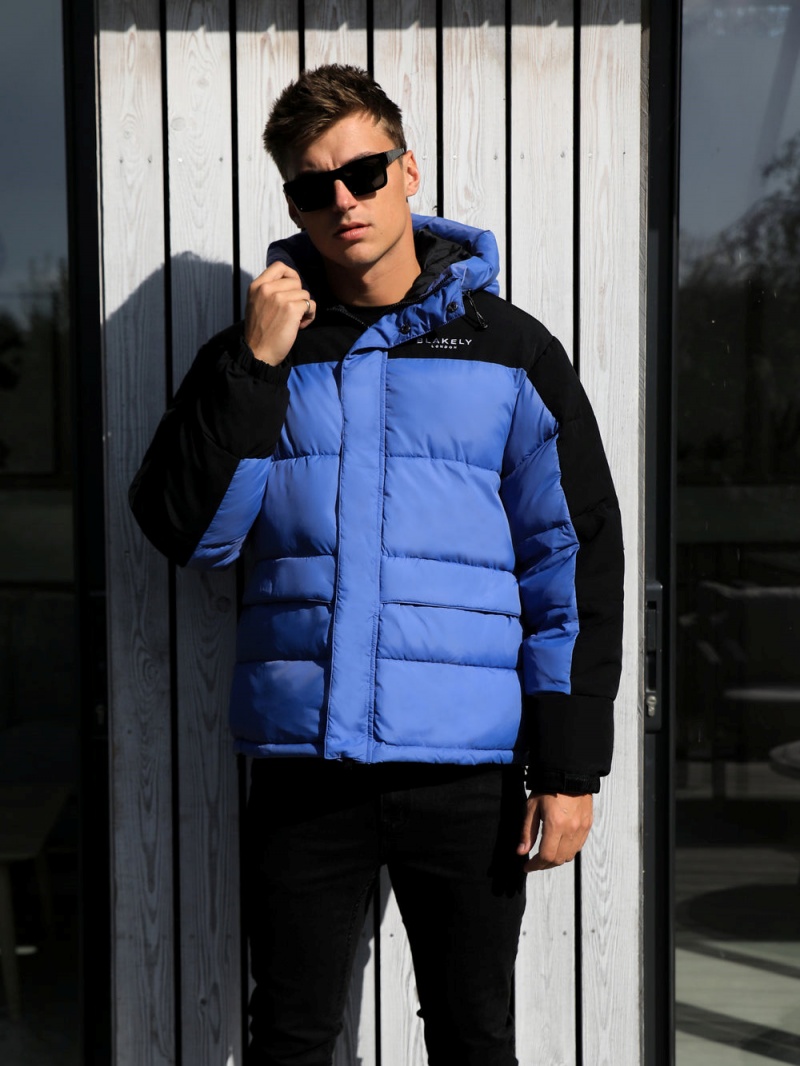 Blakely Tampa Puffer Coat Blue | 850-YIBWTC