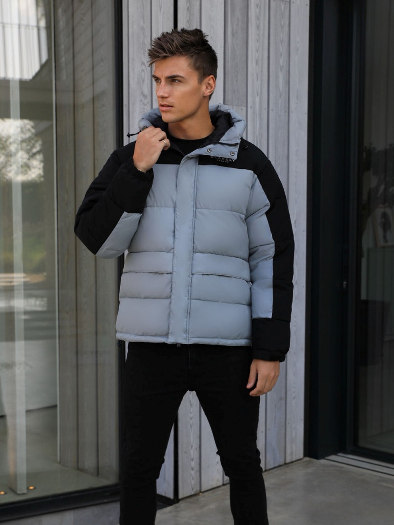 Blakely Tampa Puffer Coat Grey | 805-ZFTDNS