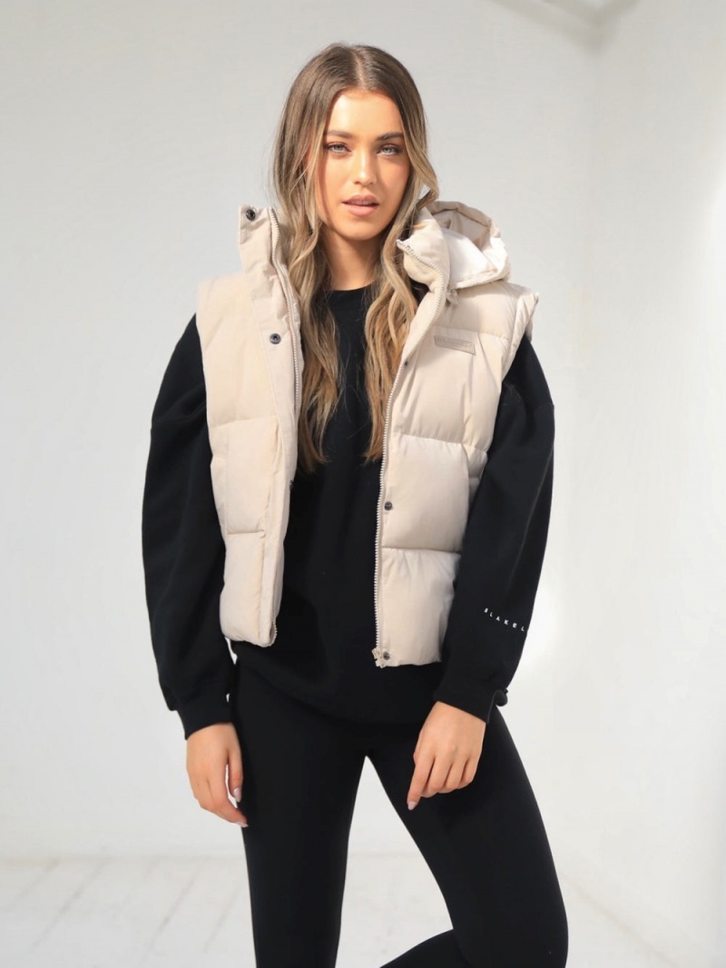 Blakely Ultimate Women's Puffer Coat Chalk | 472-JBAXRP