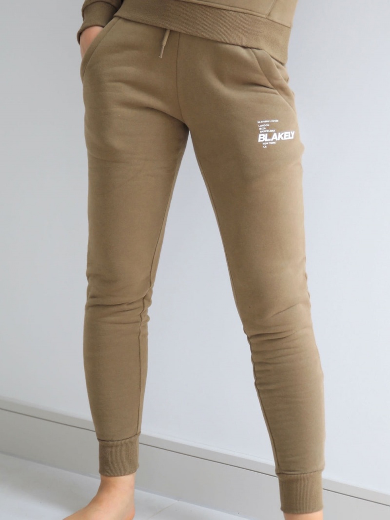 Blakely United Womens Sweatpants Brown | 241-WDNPQT