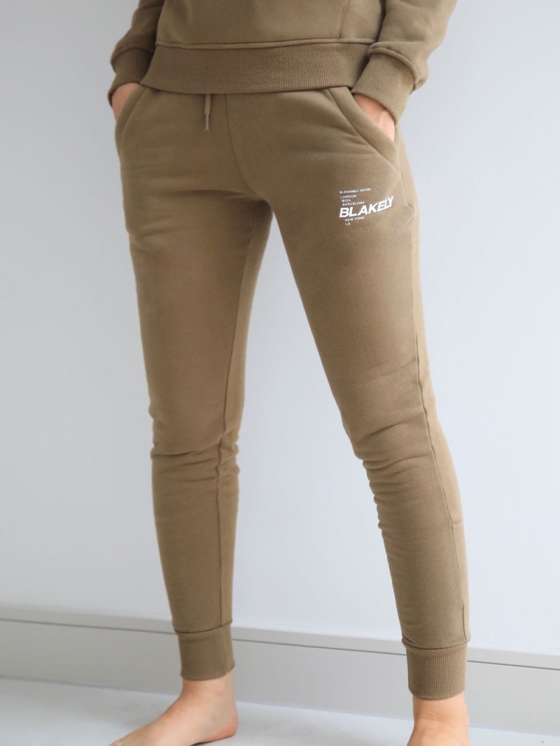 Blakely United Womens Sweatpants Brown | 241-WDNPQT