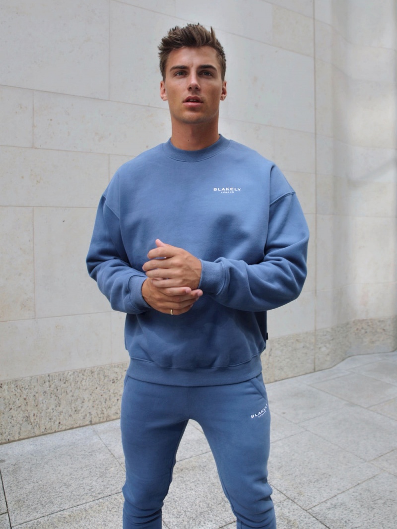 Blakely Universal Relaxed Jumper Blue | 350-JDQOEK