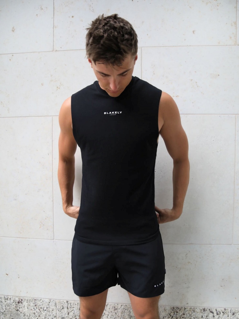 Blakely Universal Sleeveless Tee Black | 582-MEHGLW