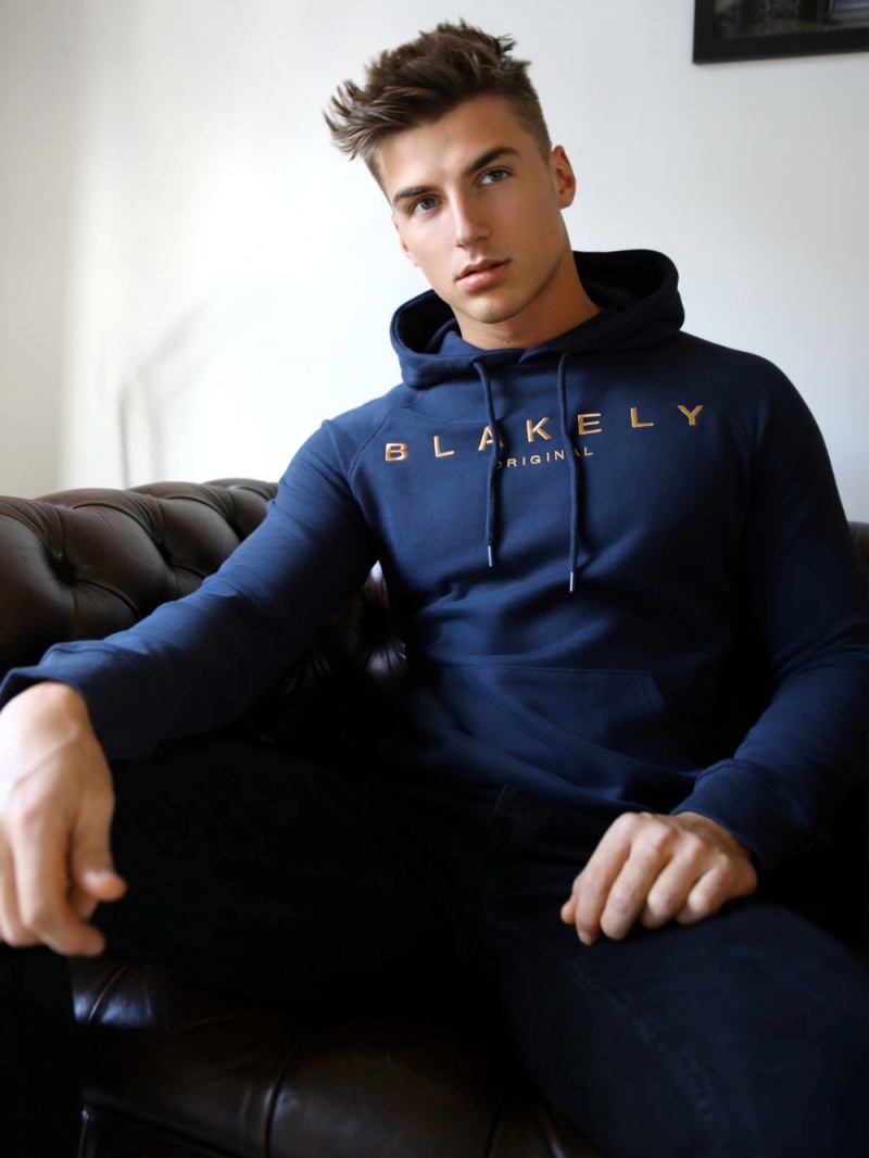 Blakely Vatolla Hoodie Navy | 196-WIMRSB