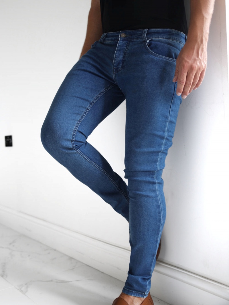 Blakely Vol. 7 Skinny Jeans Blue | 963-DUVOFZ