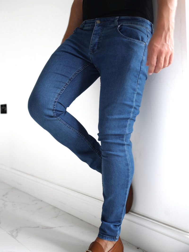 Blakely Vol. 7 Skinny Jeans Blue | 963-DUVOFZ