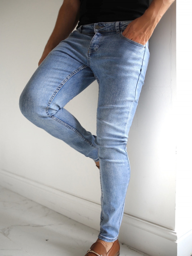 Blakely Vol. 7 Skinny Jeans Light Blue | 156-UKNIVC