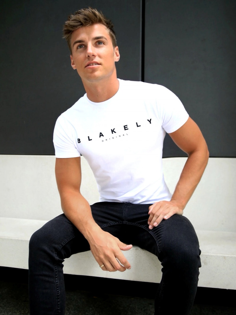 Blakely Whitestone T-Shirt White | 028-DCIBAT