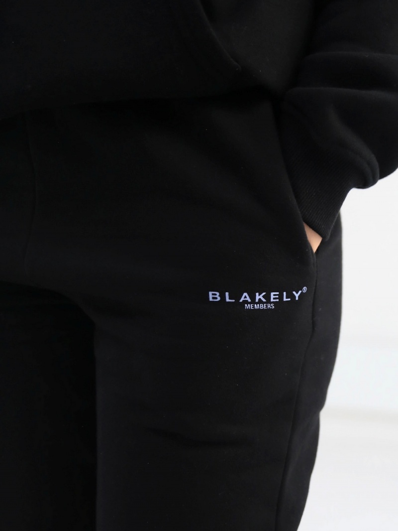 Blakely Women's Members Sweatpants Black & Blue | 742-EALXVW