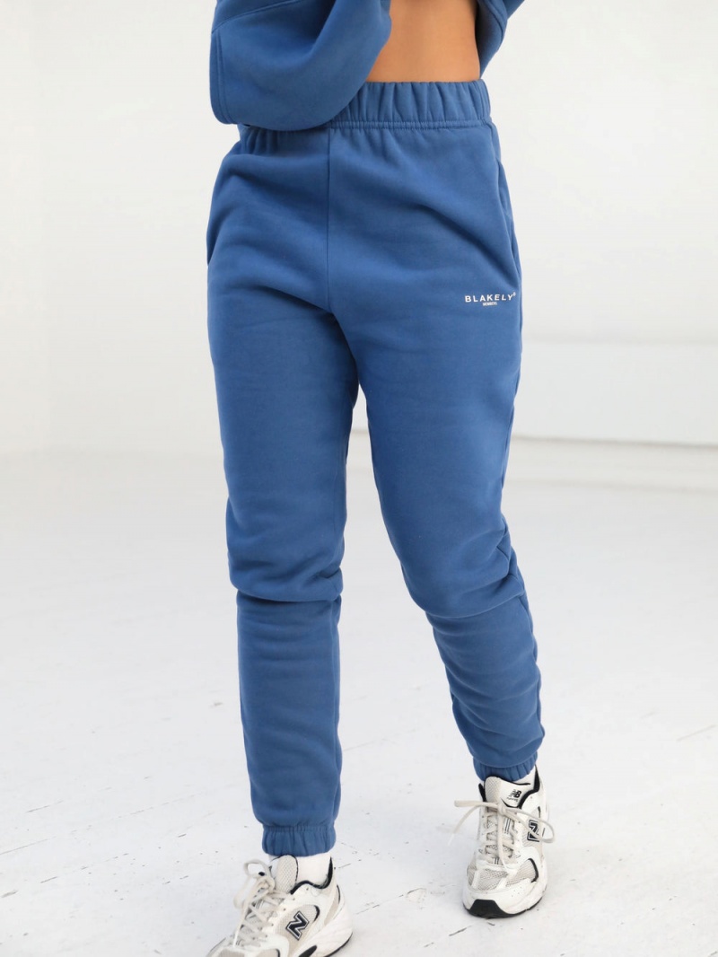 Blakely Women's Members Sweatpants Mid Blue | 126-ZOLDIE