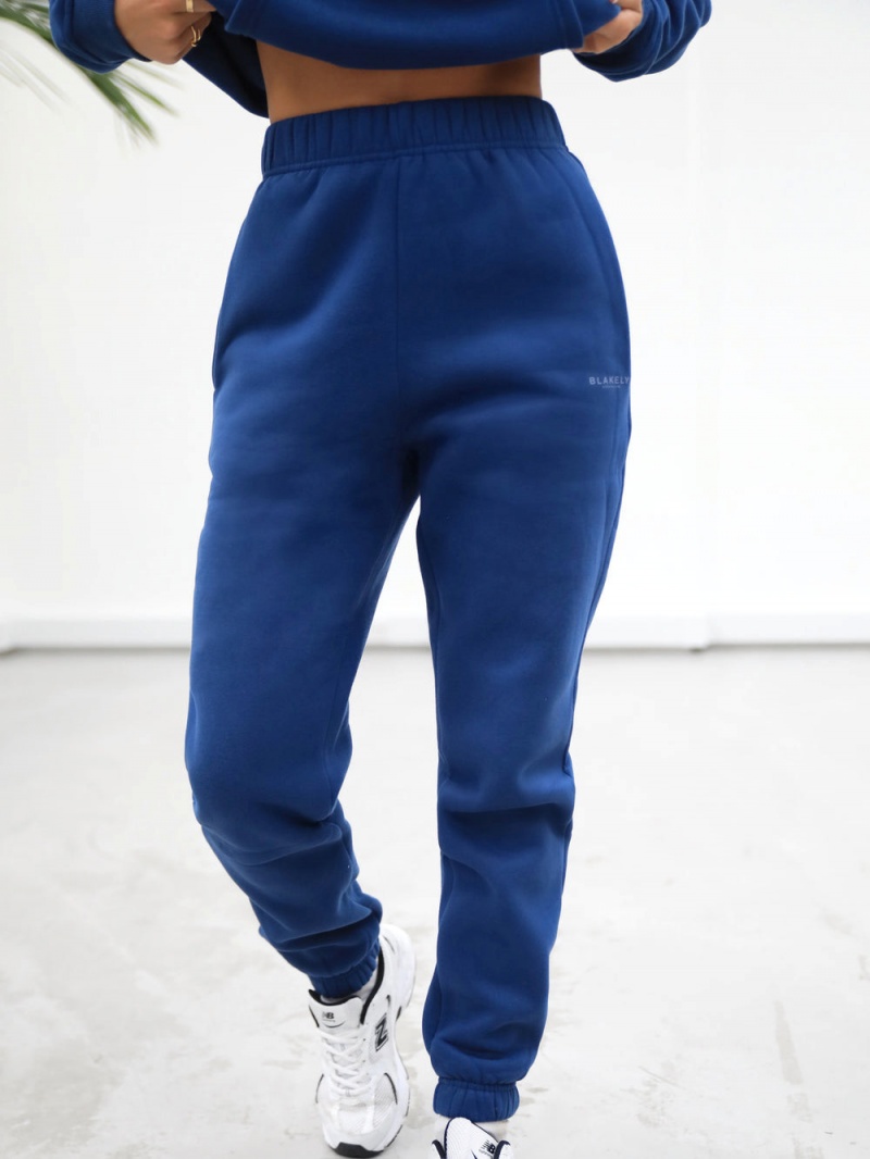 Blakely Women’s Sports Club Sweatpants Vintage Blue | 643-ORHKEN